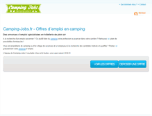 Tablet Screenshot of gestion-de-camping.fr